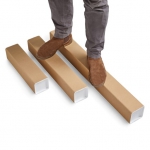 Strong square cardboard tubes
